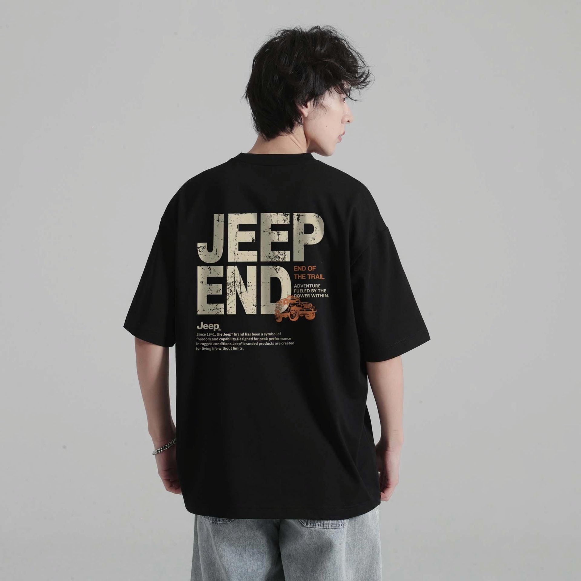 Jeep Retro Logo T-Shirt — фото 3
