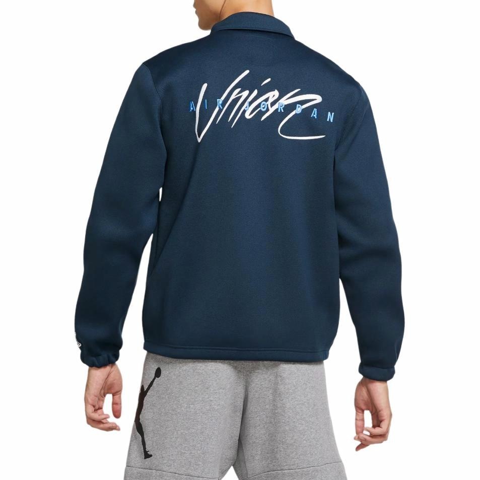 Jordan x Union LA Coach Jacket Navy — фото 4