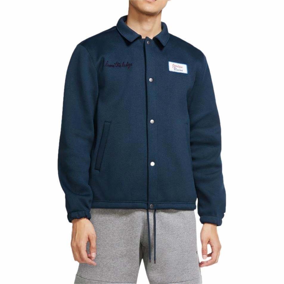 Jordan x Union LA Coach Jacket Navy — фото 3