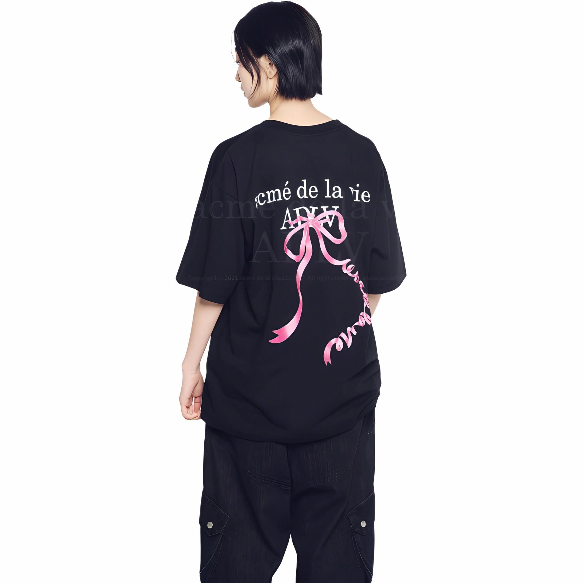 Acme De La Vie ADLV FW24 Butterfly Knot Tee Black — фото 3