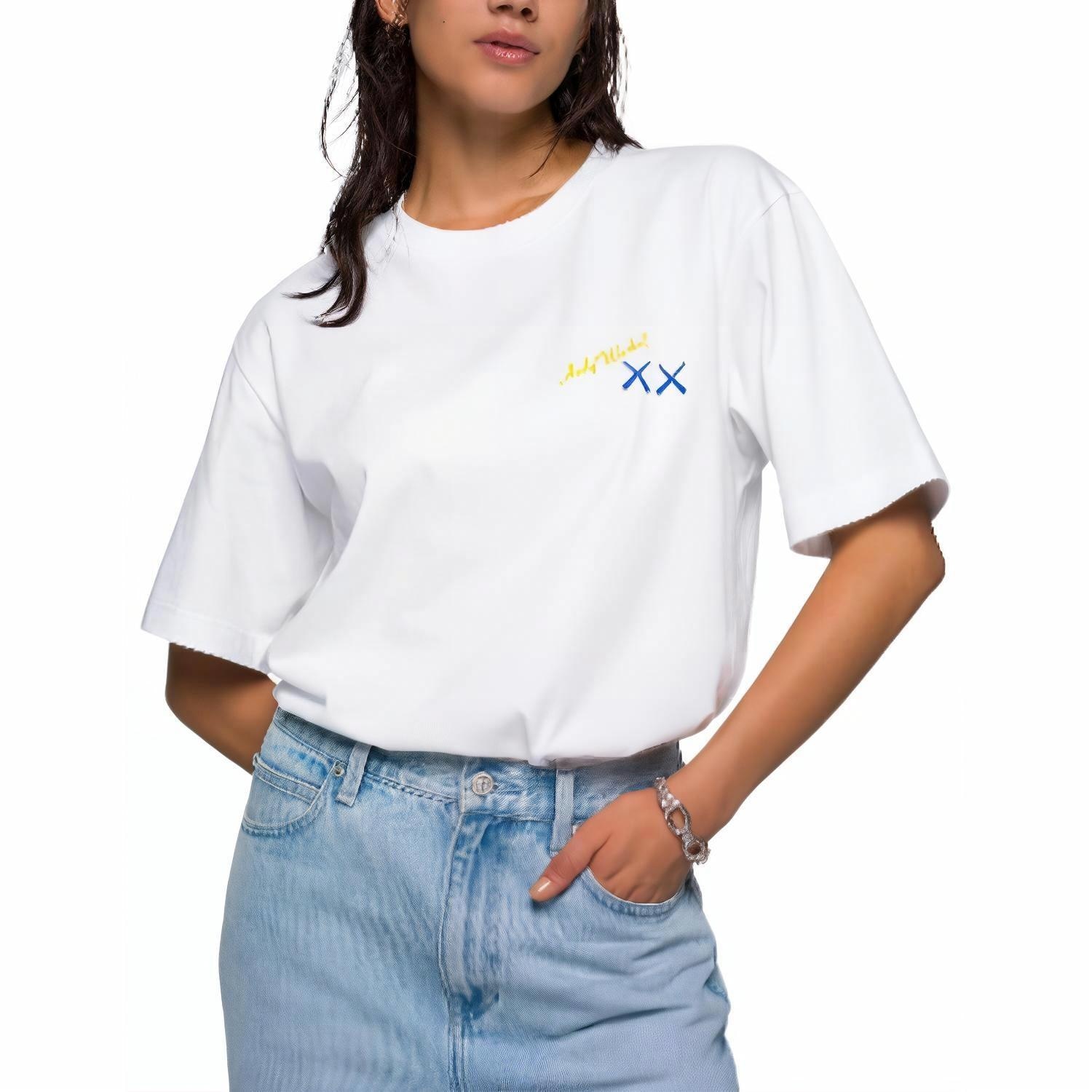 Uniqlo x KAWS x Andy Warhol FW24 T-Shirt White — фото 3