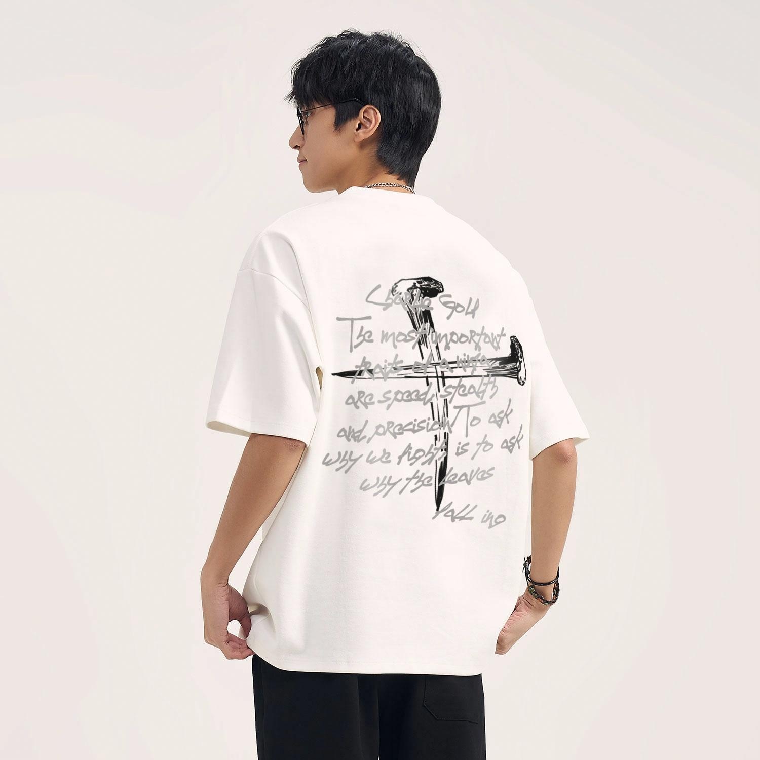 Charlie Golf Vintage Logo Tee White — фото 3