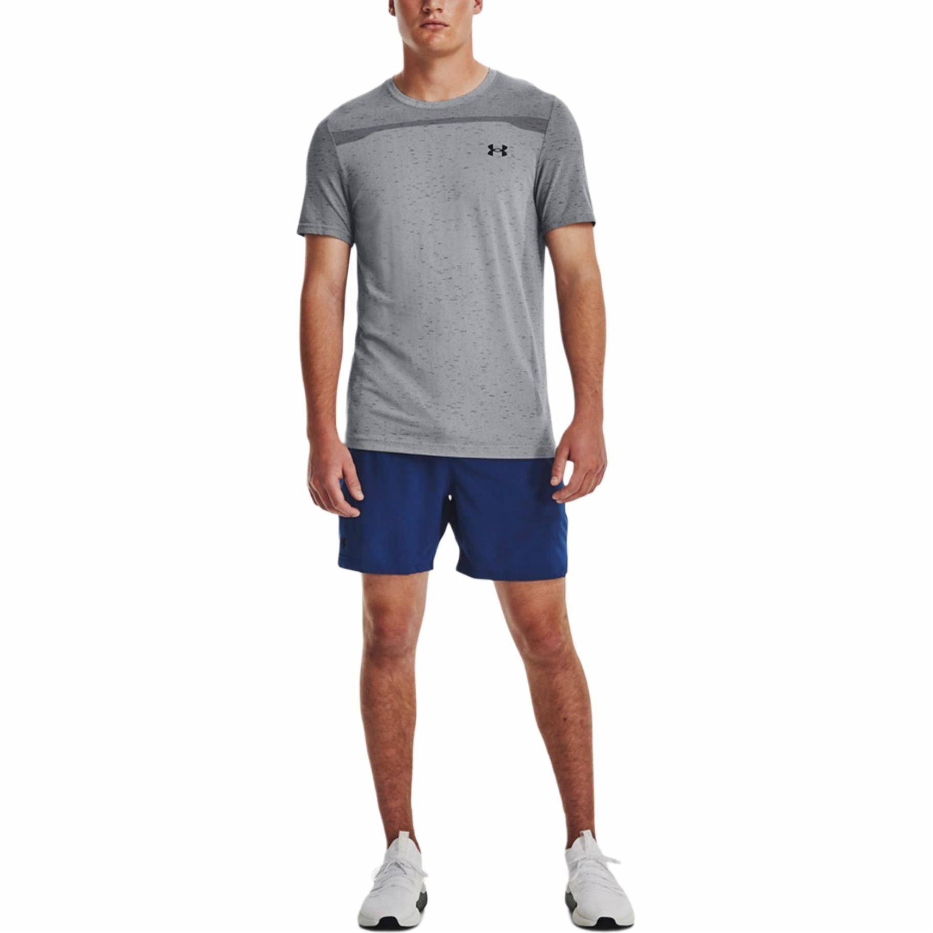 Under Armour Solid Waistband Shorts Blue — фото 3