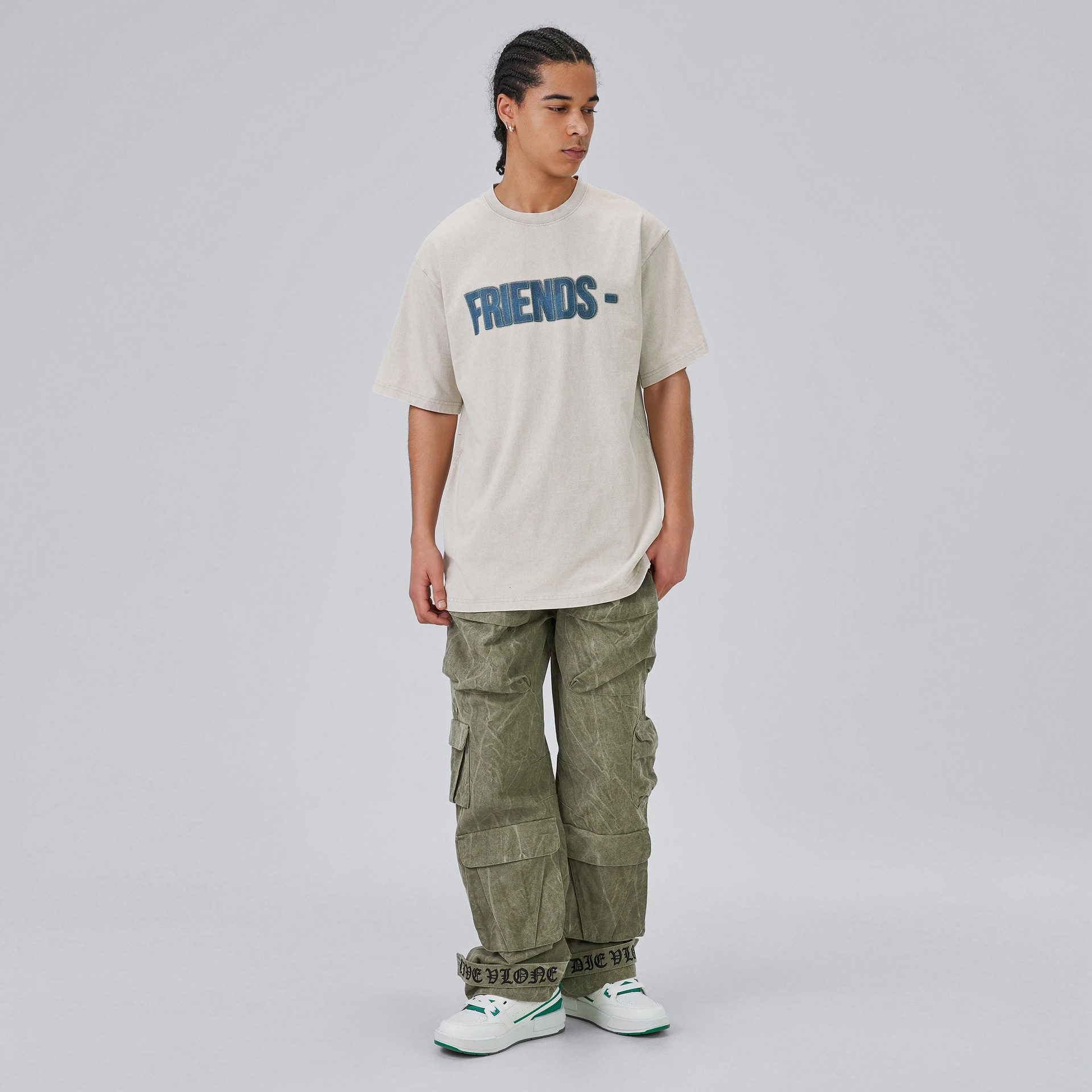 Vlone FRIENDS Denim Logo Tee — фото 6