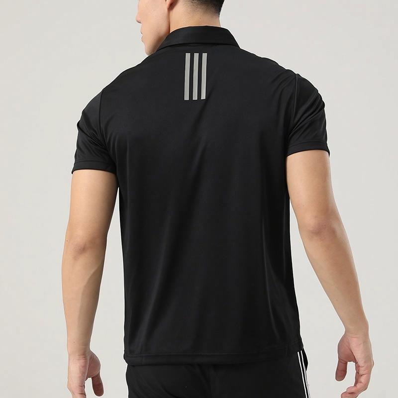 Adidas Three Stripes Polo Black — фото 1