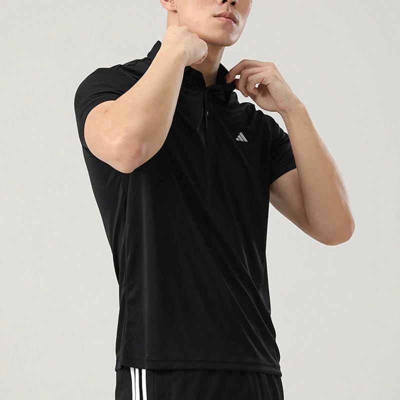 Adidas Three Stripes Polo Black — фото 7