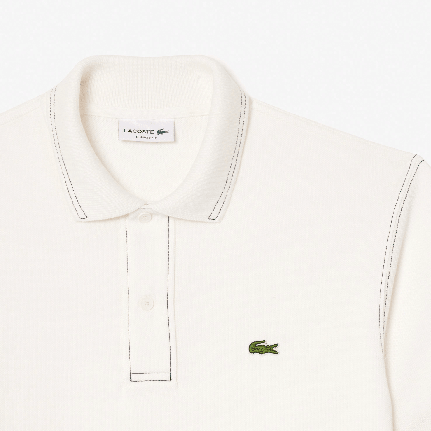 Lacoste Polo Shirt Off-White — фото 4