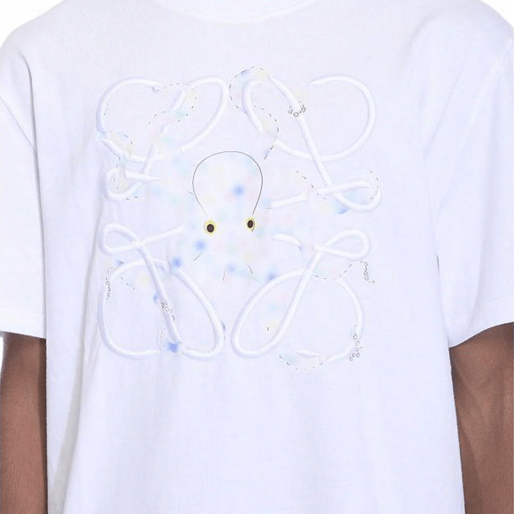 Loewe Logo T-Shirt White — фото 4