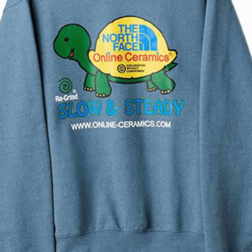 The North Face Online Ceramics Crewneck Sweatshirt Blue — фото 2