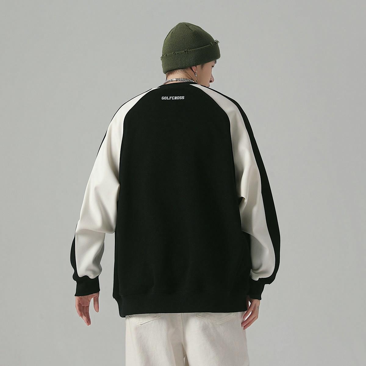 GOLFCROSS Logo Print Sweatshirt