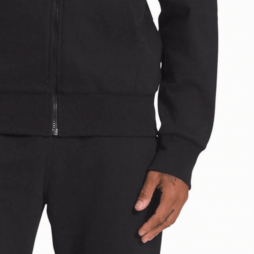 The North Face Logo Zip Hoodie Black — фото 4