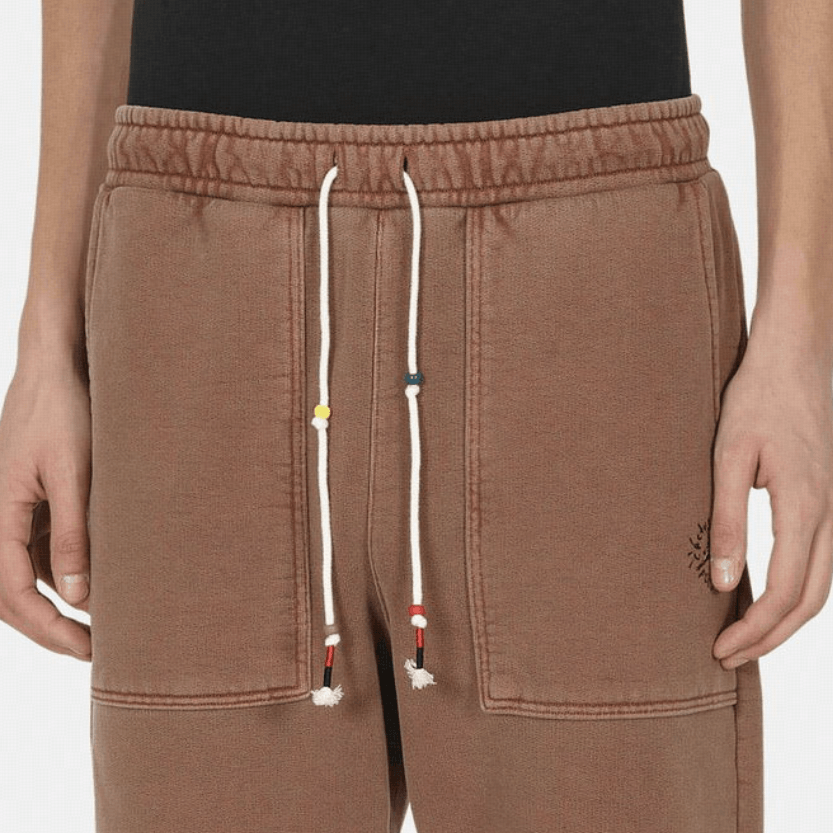 Jordan x Travis Scott Fleece Pants Brown — фото 4