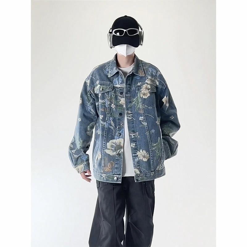 Charlie Golf Vintage Floral Denim Jacket — фото 3