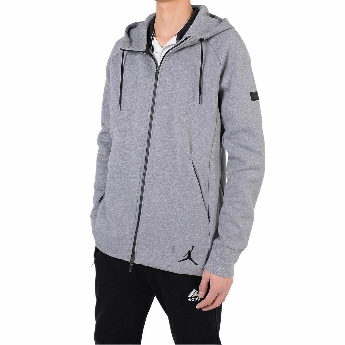 Jordan Hoodie Jacket Grey — фото 2