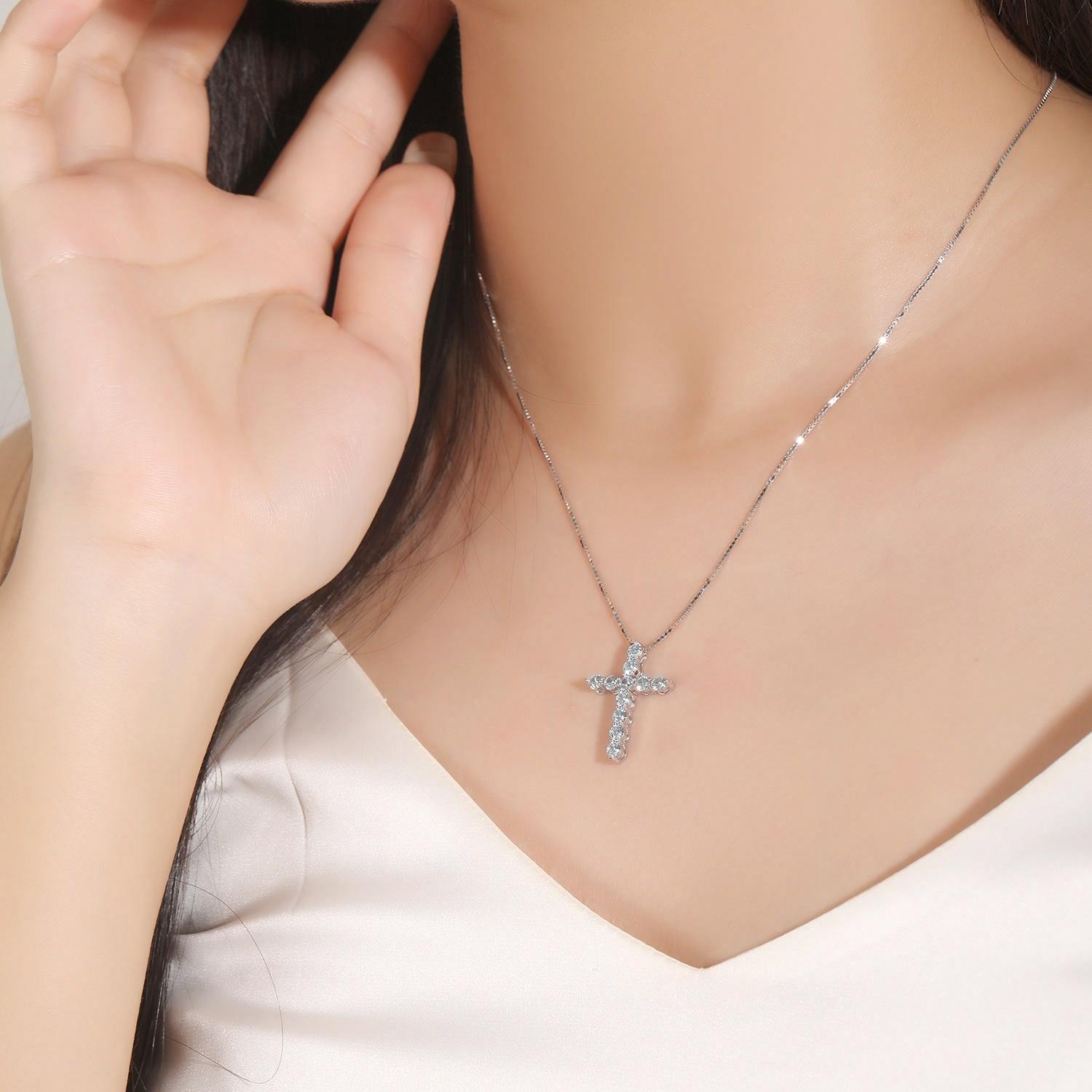 King Of Bling Cross Necklace — фото 9