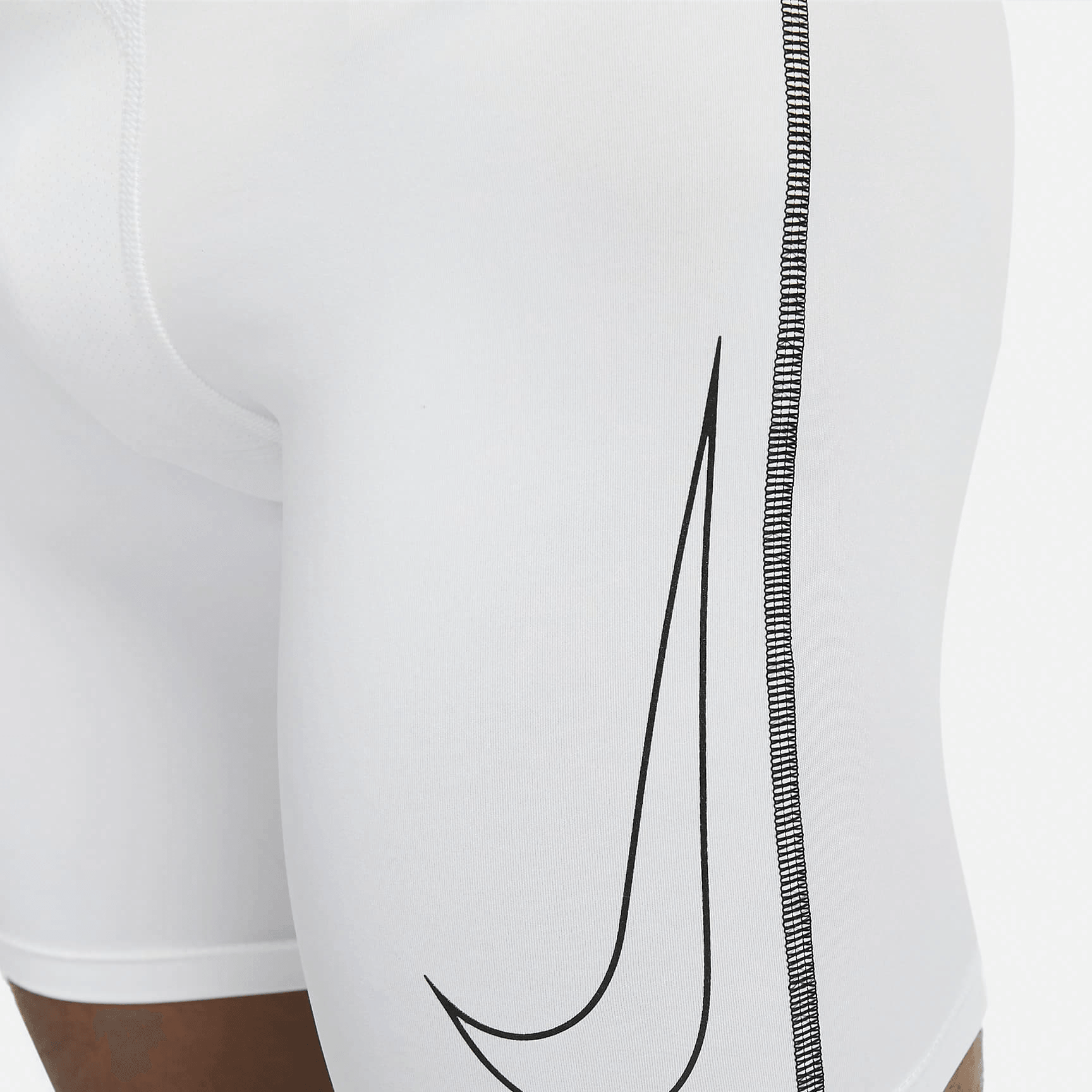 Nike Pro Dri-FIT Shorts White — фото 2