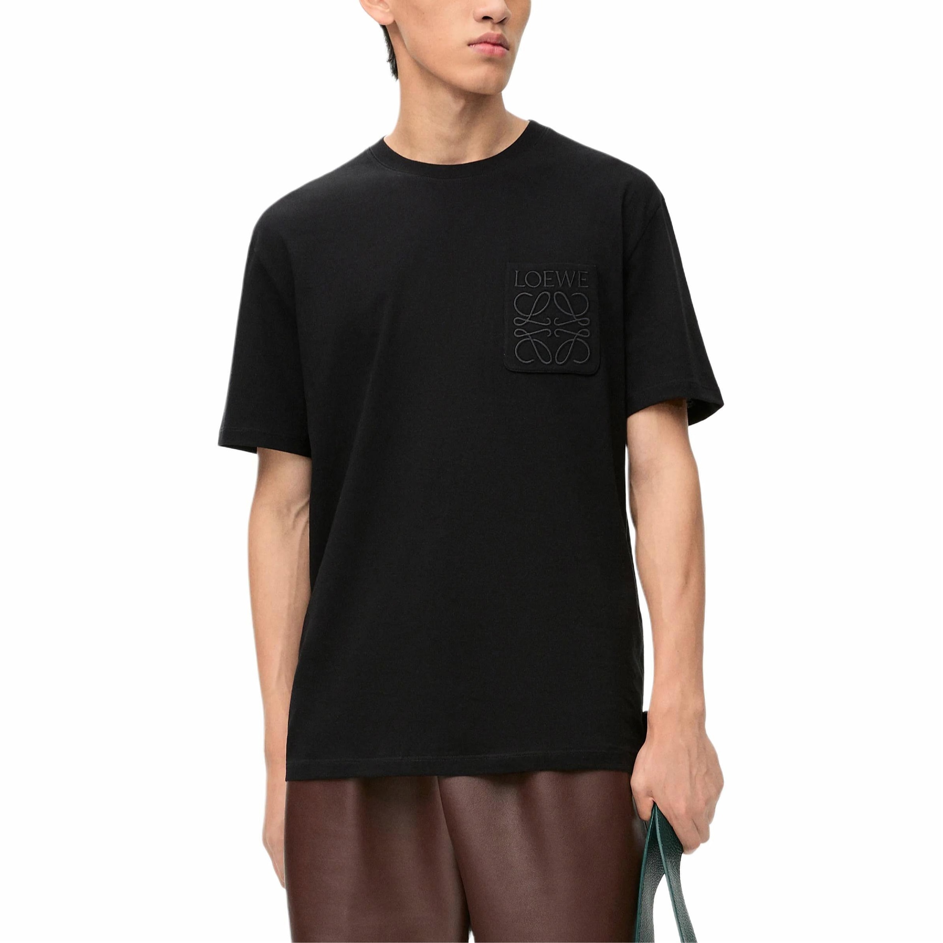 Loewe SS24 Logo T-Shirt Black — фото 9