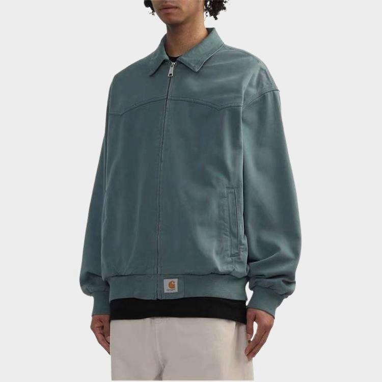 Carhartt WIP Logo Collar Jacket Green — фото 4
