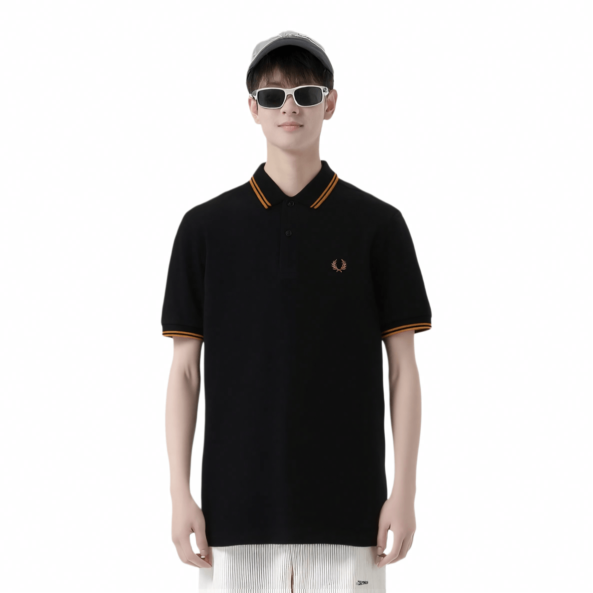 Fred Perry Polo Shirt Black — фото 2