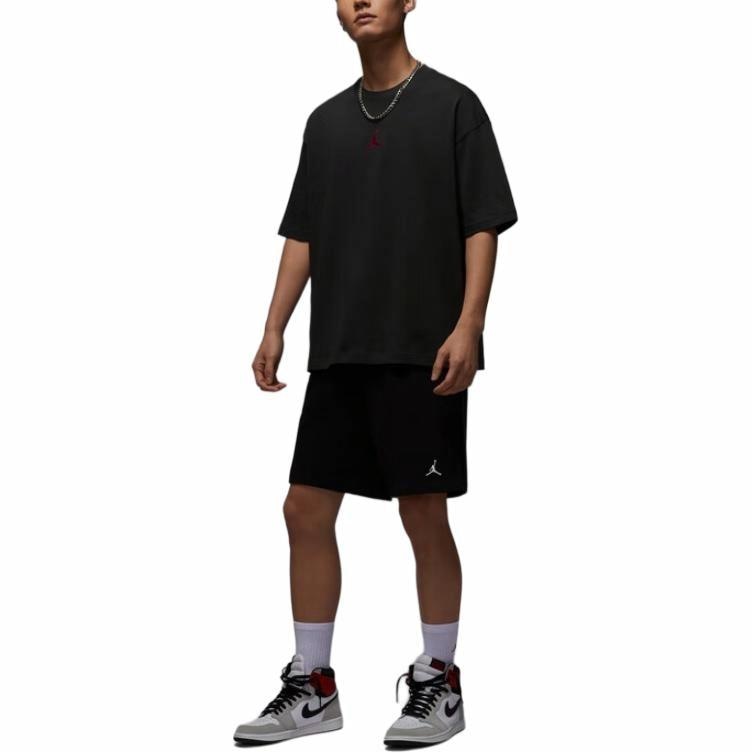Jordan OVERSIZED Crewneck T-Shirt Grey Black — фото 8