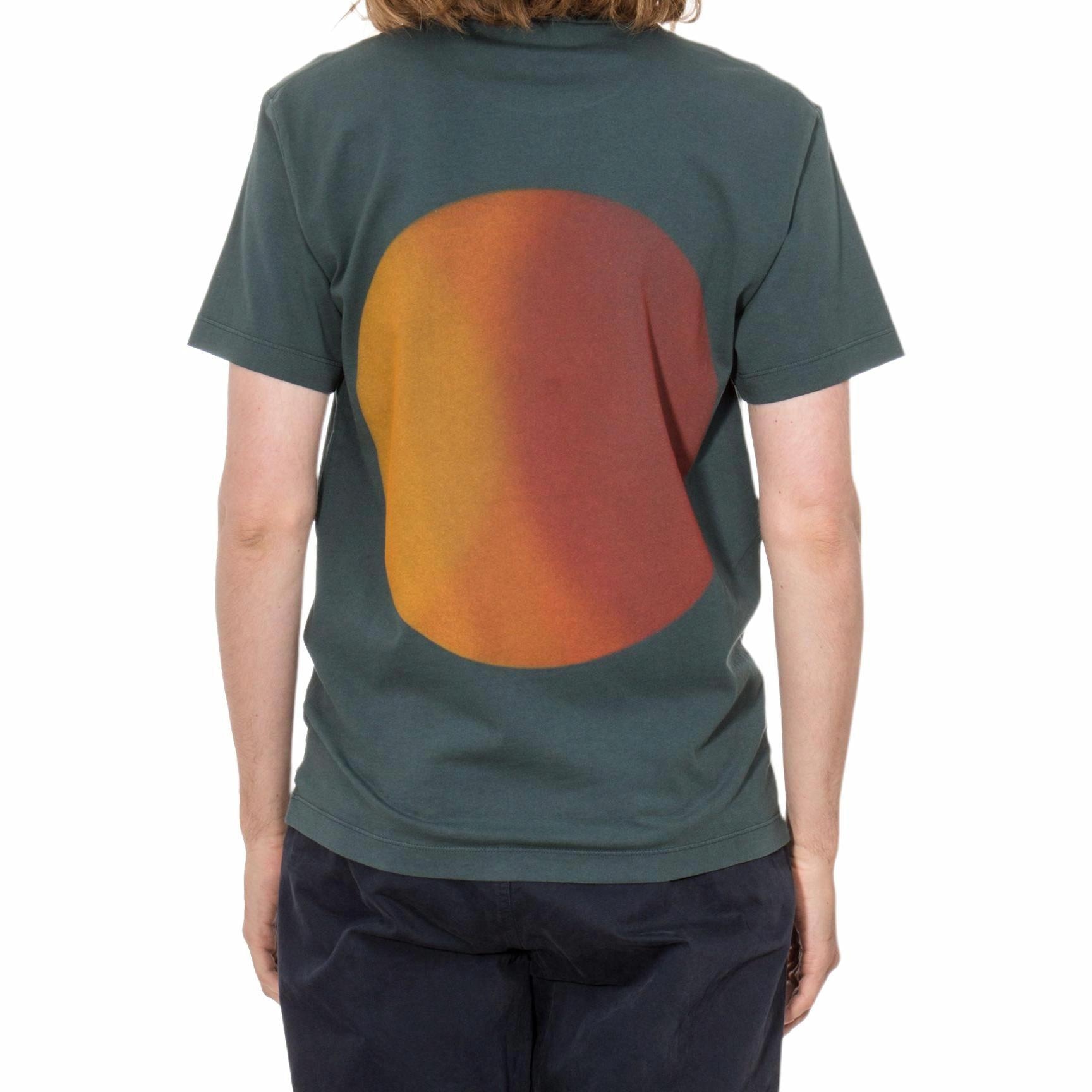 Stone Island FW22 Sunset Print T-Shirt Green — фото 4