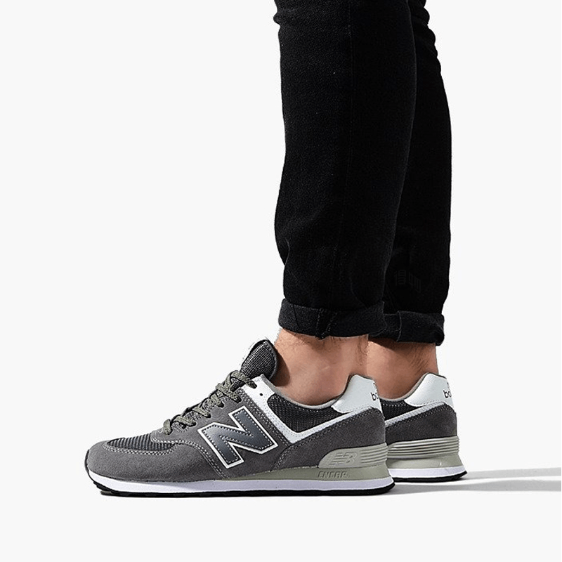 New Balance 574 Grey White — фото 4