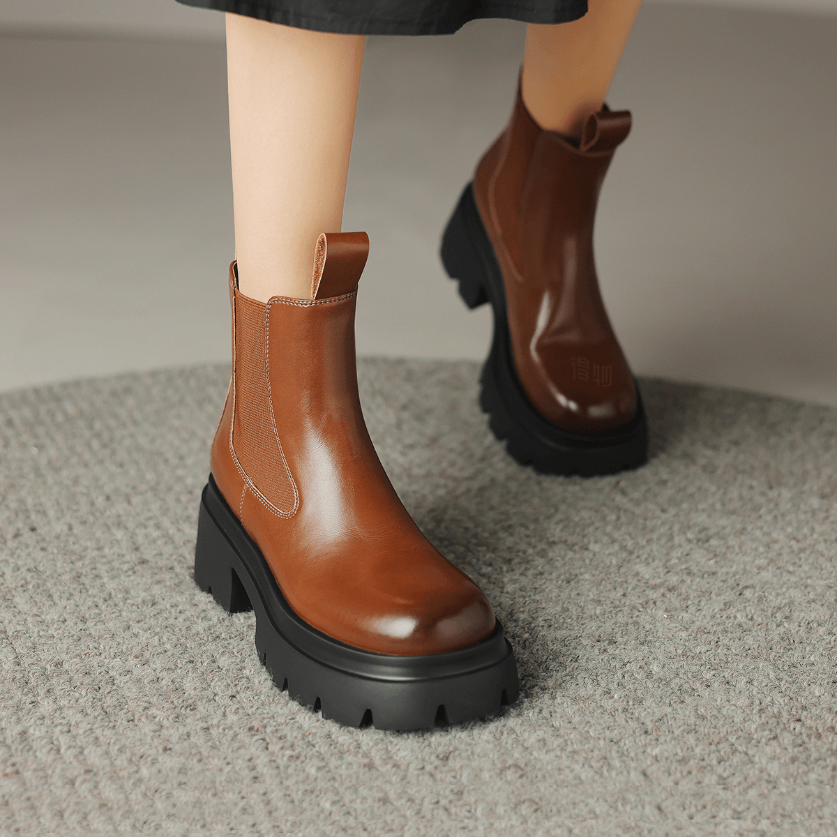 Dfuse Scandinavia D:FUSE Scandinavia Brown Chelsea Boots — фото 1