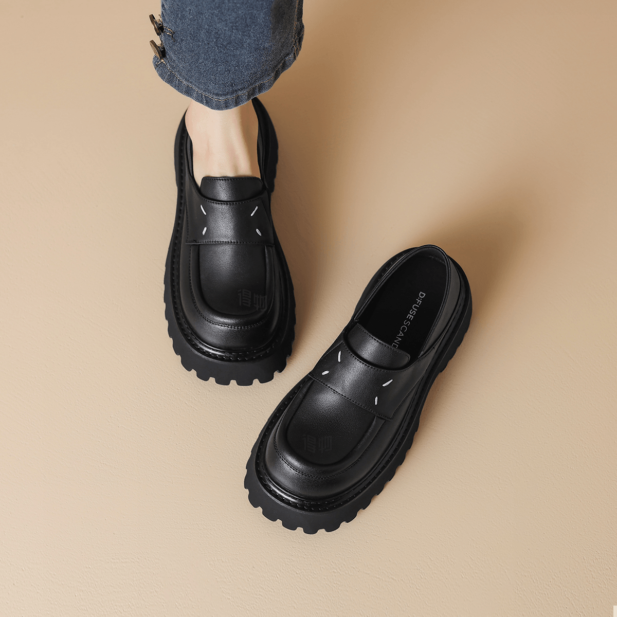 Dfuse Scandinavia D:FUSE SCANDINAVIA Black Loafers — фото 2