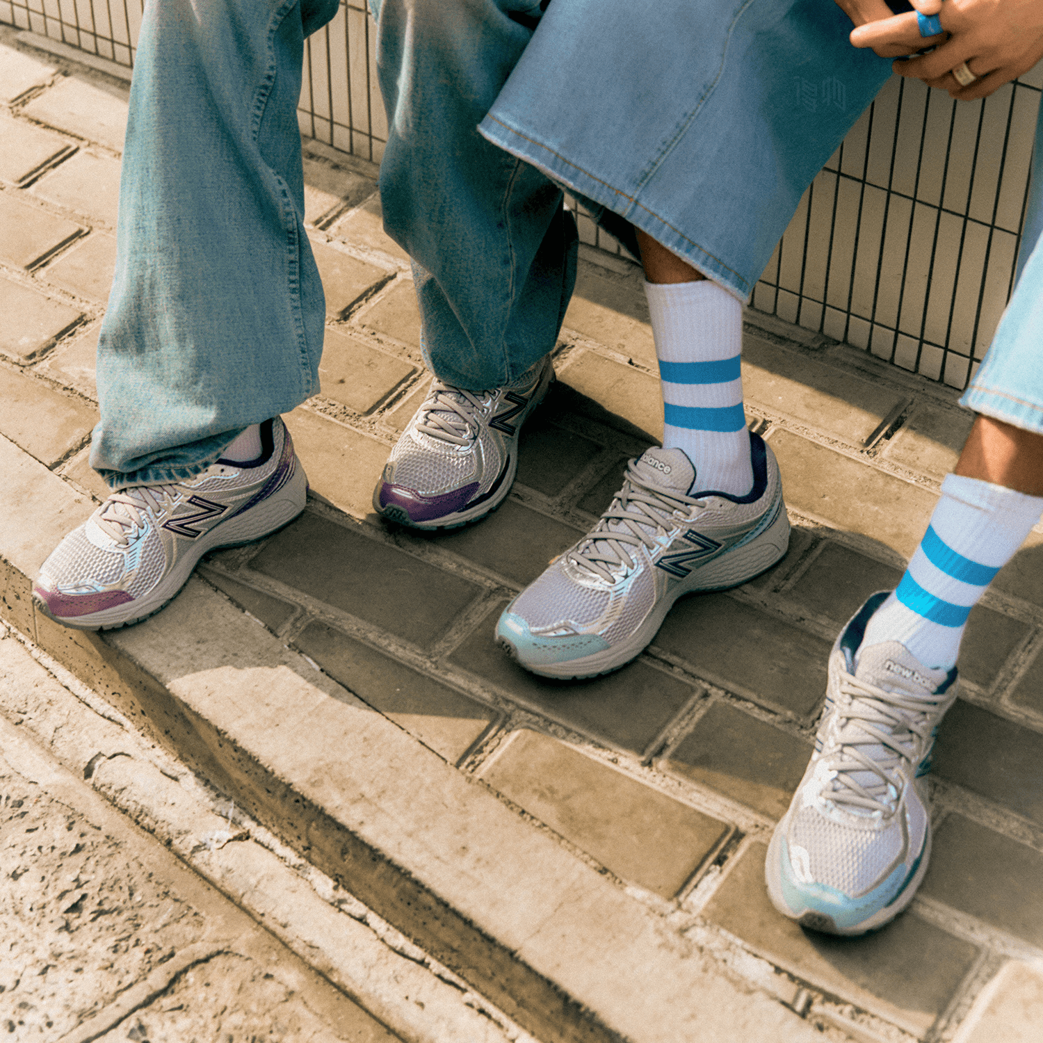 New Balance 860 v2 Silver Grey Blue — фото 6
