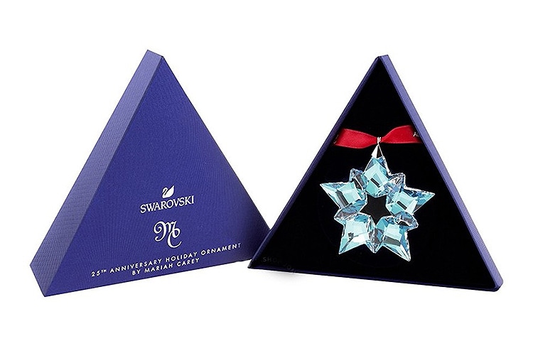 Swarovski Snowflake Pendant Blue — фото 1