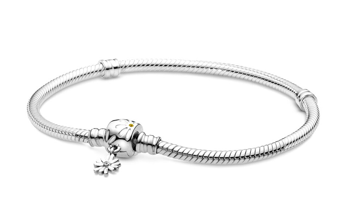 Pandora/潘多拉 Pandora Moments Daisy Clasp Bracelet Silver