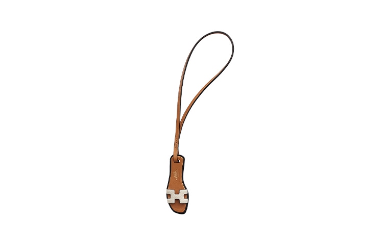 HERMES/爱马仕 Hermes Oran Nano Charm Cream White