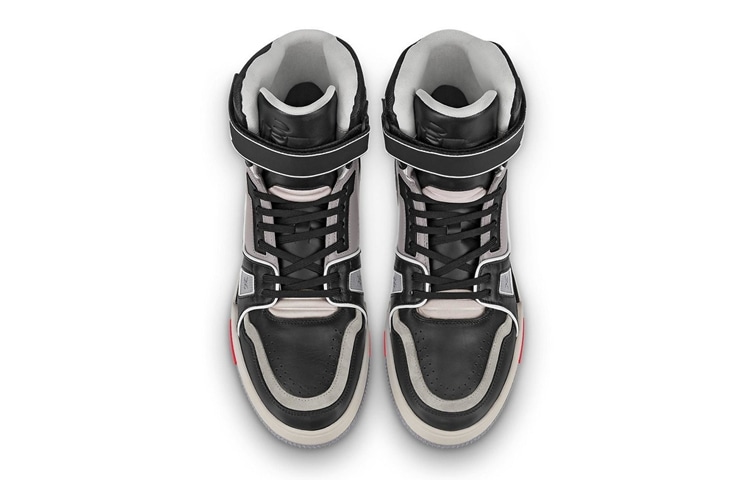 Louis Vuitton Trainer High Top Grey Black — фото 2