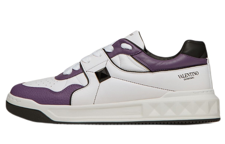 Valentino One Stud White Purple — фото 5