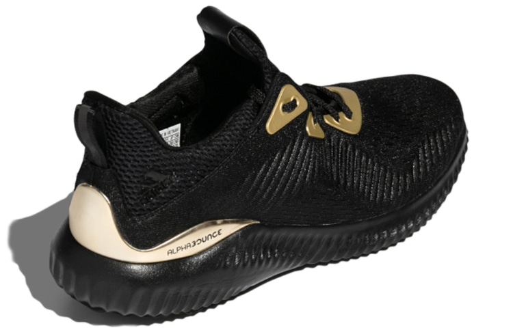 Adidas Alphabounce 1 Black Gold — фото 9