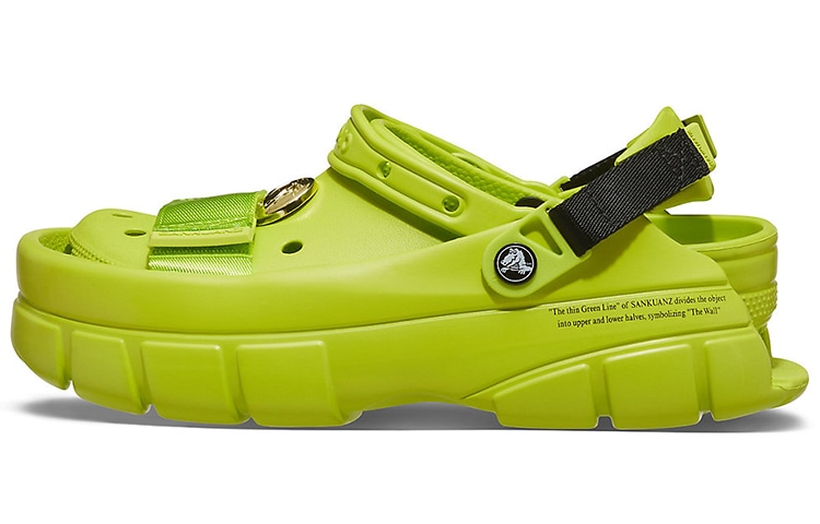 Crocs SANKUANZ x Crocs Classic Clog Lime Green — фото 7