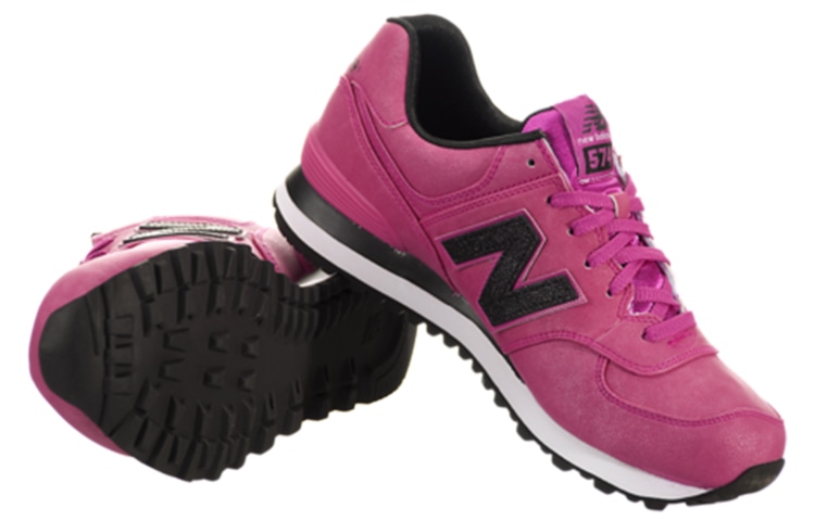 New Balance 574 Magenta Black — фото 4