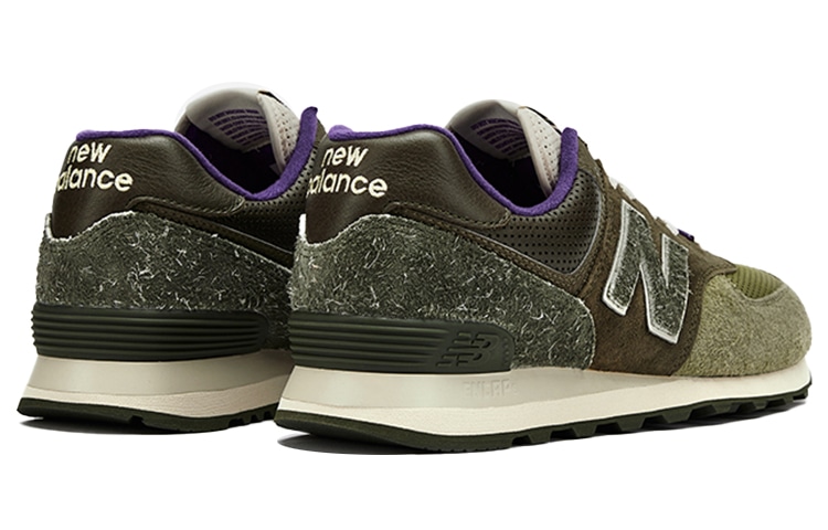 New Balance Sneakersnstuff x New Balance 574 Olive Green — фото 10