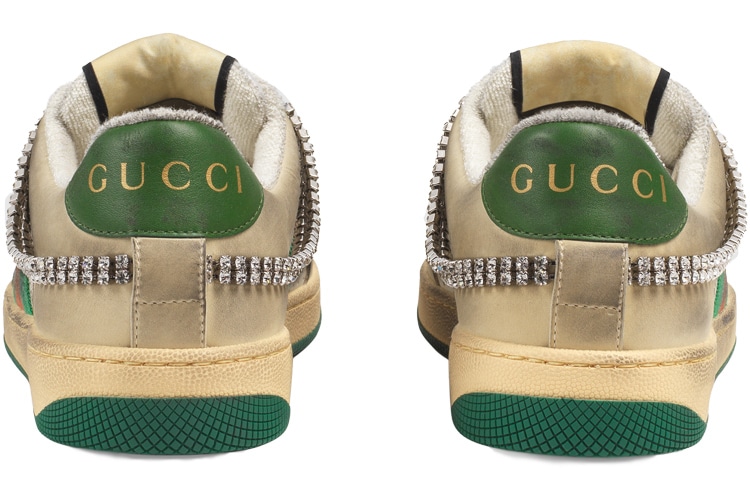 Gucci Screener Sneaker With Crystals — фото 8