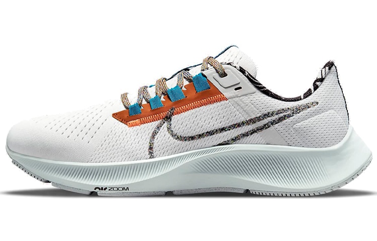 Nike Pegasus 38 White Brown Blue — фото 6