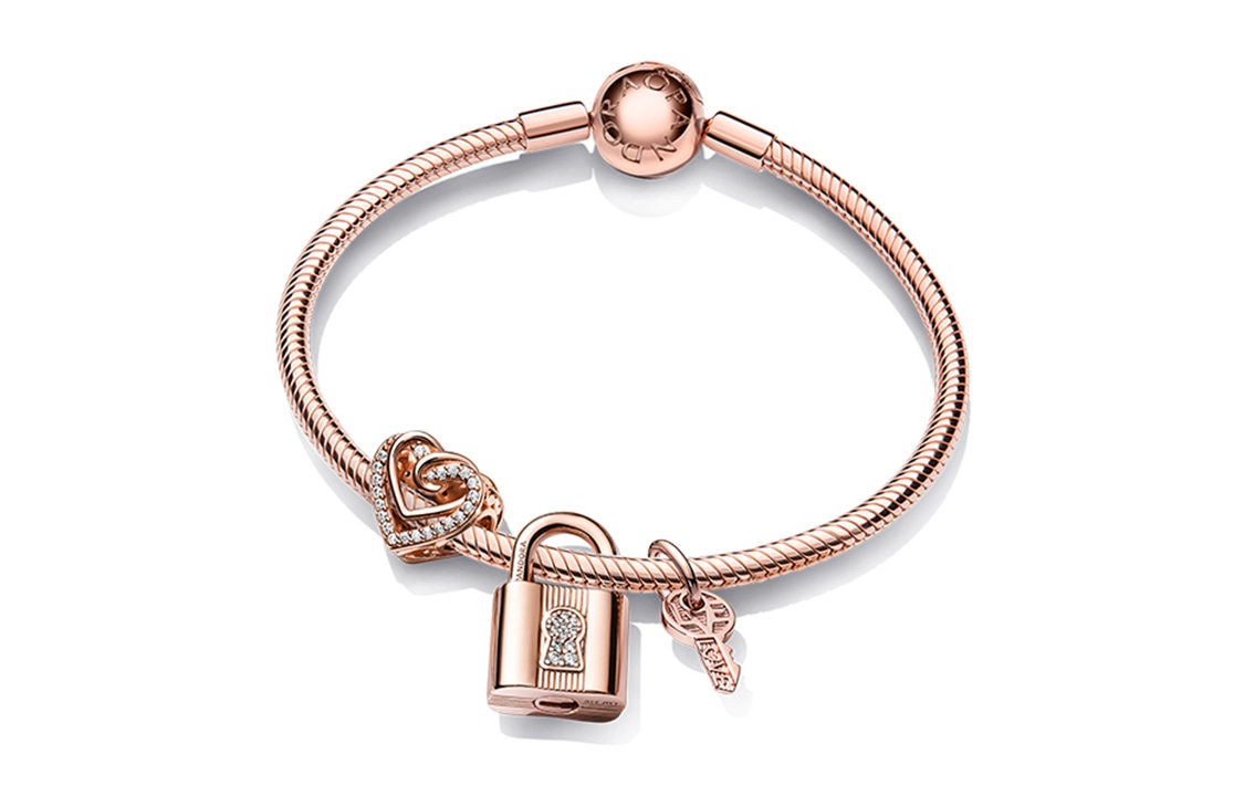 Pandora/潘多拉 Pandora Love Lock Bracelet Set