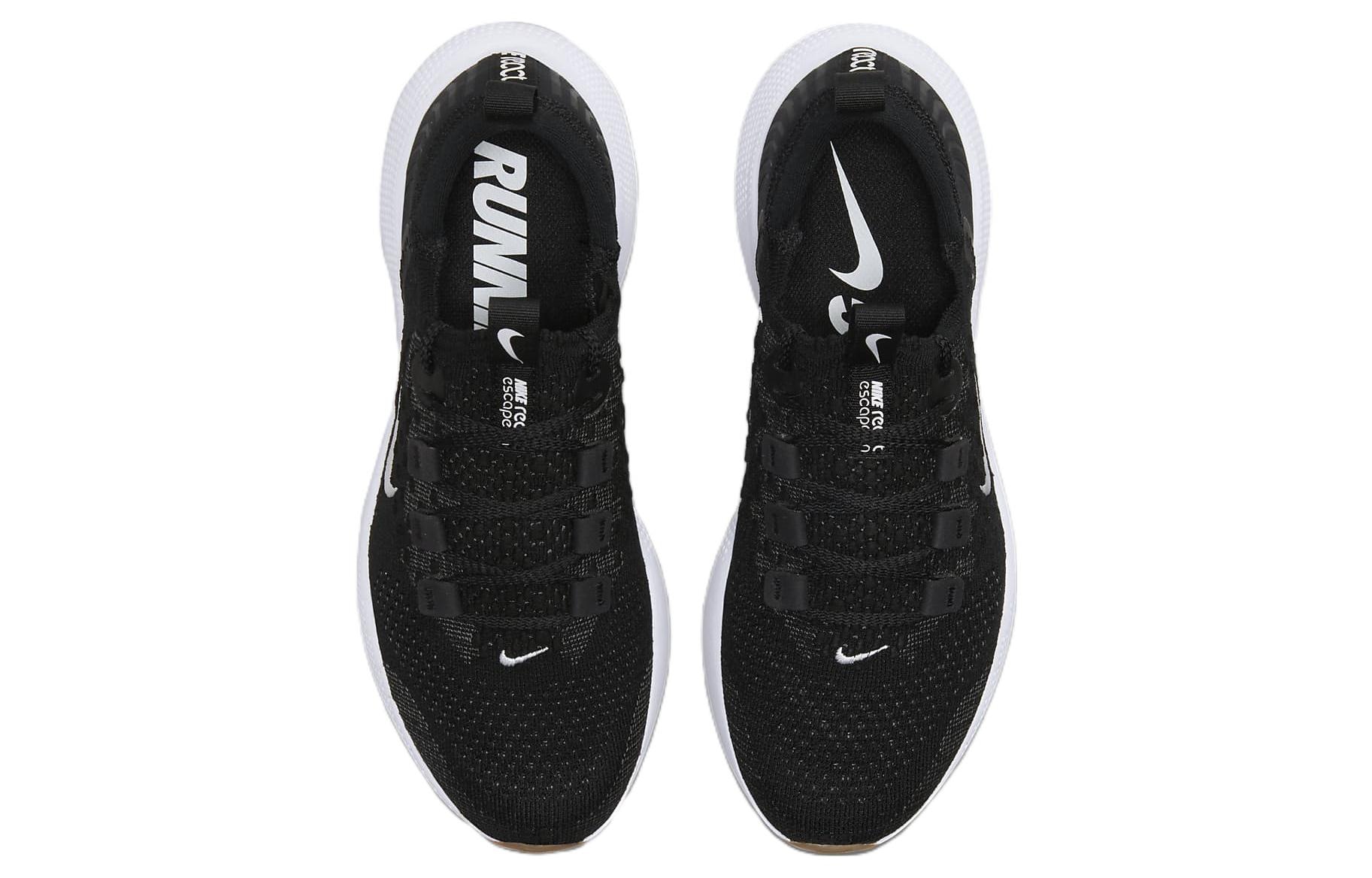 Nike Escape Run Flyknit Black White — фото 3