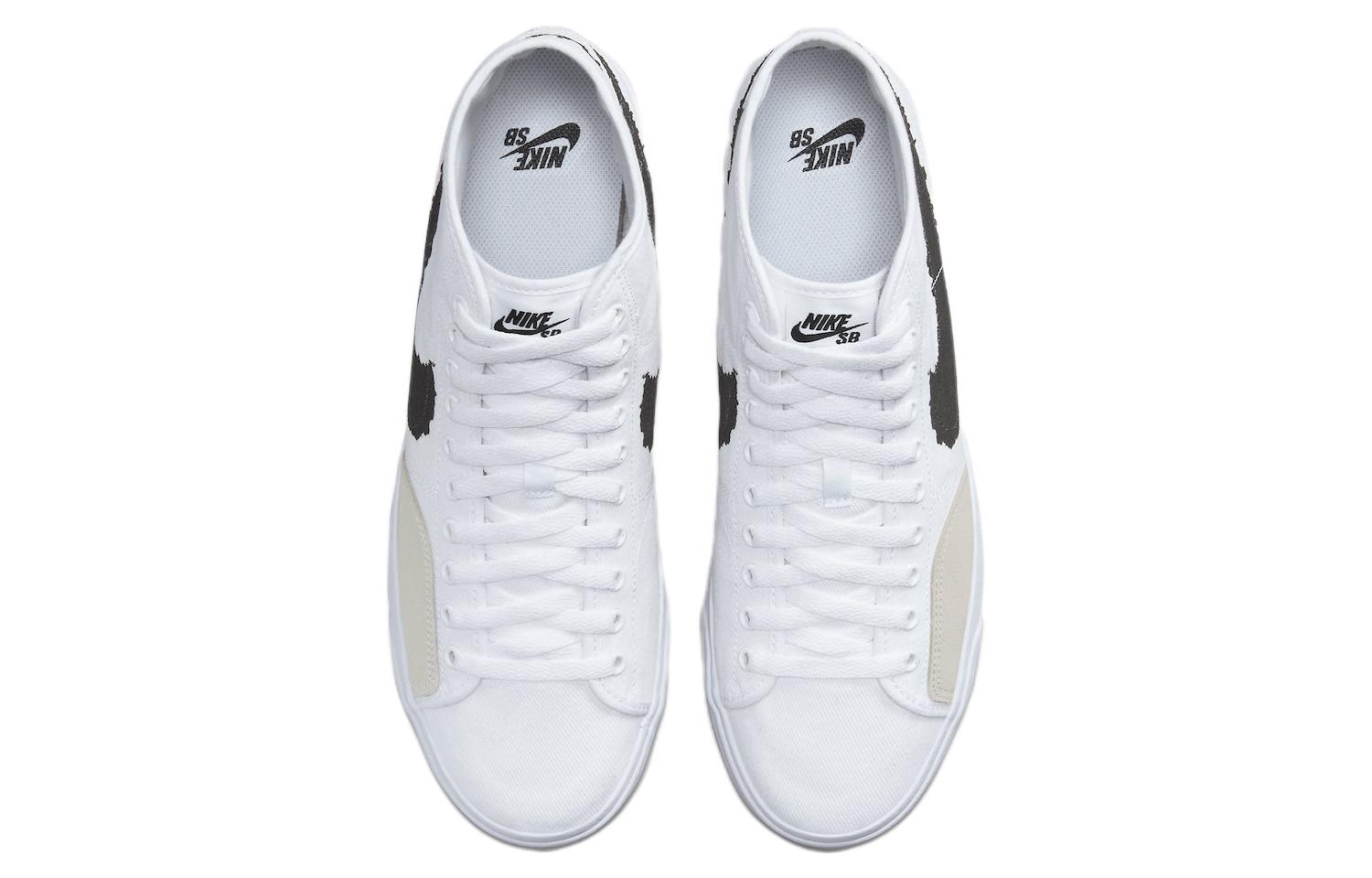 Nike Blazer Mid White Black — фото 9