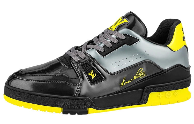 Louis Vuitton Trainer Black Yellow — фото 5