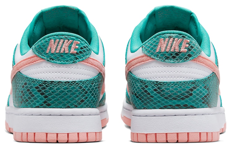 Nike Dunk Low "Snakeskin" White Green — фото 10