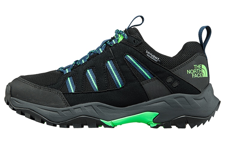 The North Face Outdoor Low-Top Black Green — фото 4