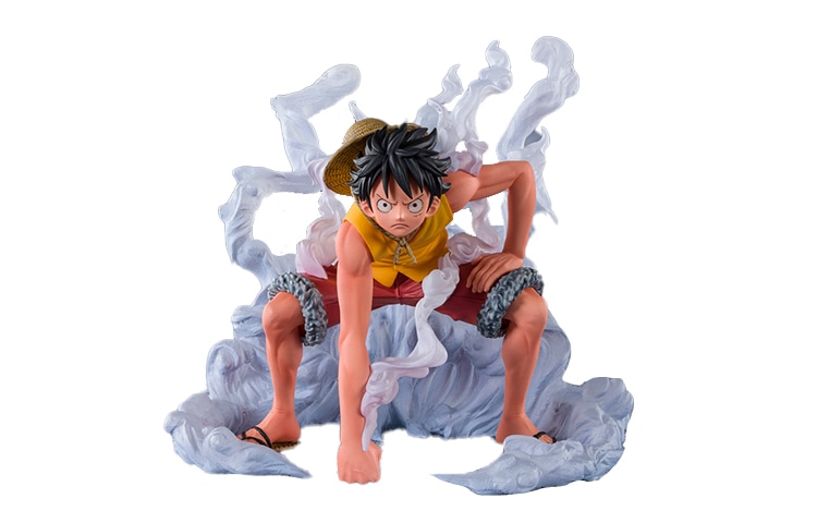 BANDAI/万代 BANDAI Monkey D. Luffy Zero Extra Battle Second Gear Top Battle Figure 12cm