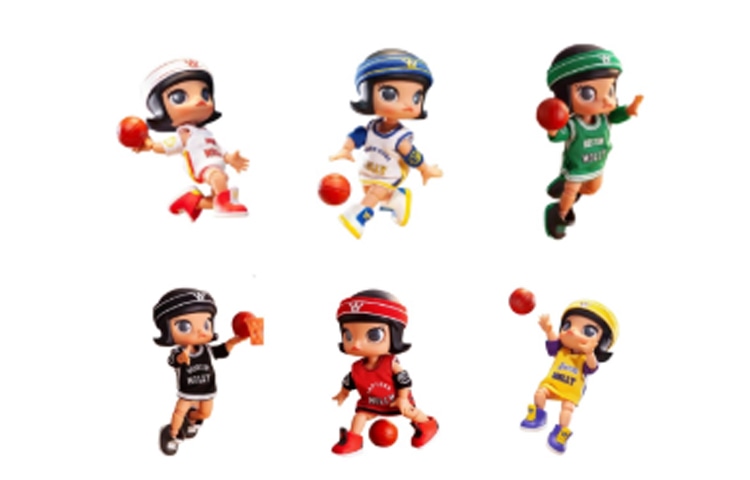 泡泡玛特 POP MART POP MART MOLLY NBA BJD BJD 14cm