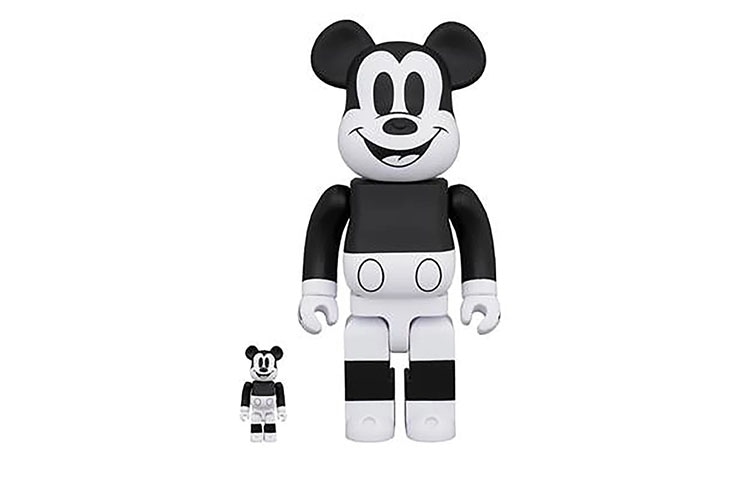 BE@RBRICK BERBRICK MICKEY MOUSE BW 2020 7cm28cm70cm