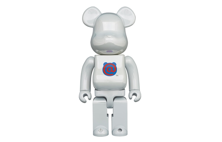 BE@RBRICK 1000% 1st Model White Chrome 20th Anniversary
